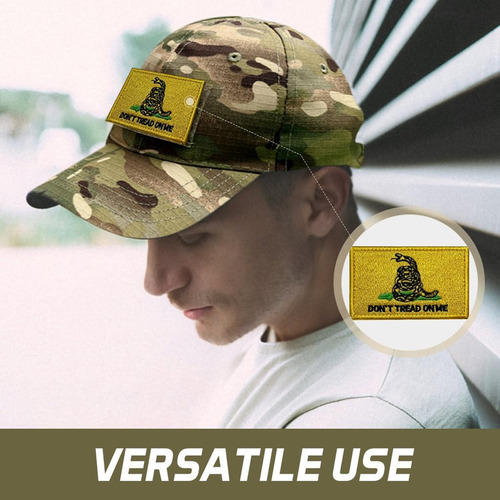 Magapro 2 Piezas Don't Tread On Me Parche Bordado Militar Pa