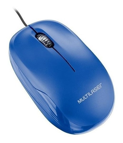 Imagem 1 de 1 de Mouse Multilaser  Office MO293 azul