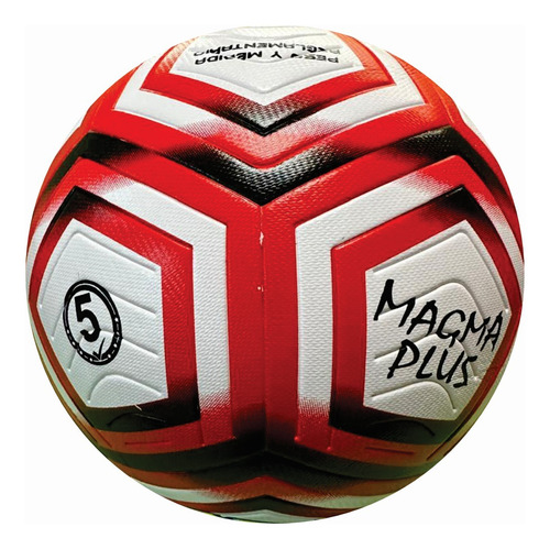 Balon Adx 5 Magma Plus Texturizado Peso/medida Reglamentaria Rojo Con Blanco