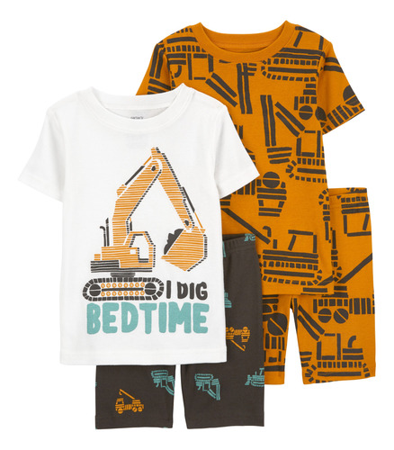 Pijama De 4 Piezas De Bebé 1q510610 | Carters ®