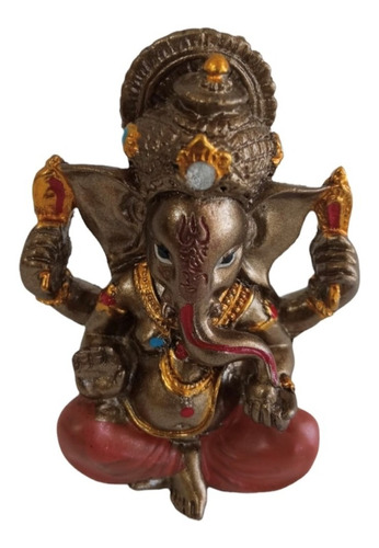 Ganesha Da Sorte Em Resina Enfeite Decoração - Escolha A Cor