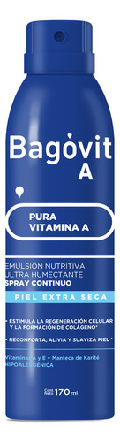 Bagovit A Emulsión Piel Extra Seca Spray Continuo 170ml