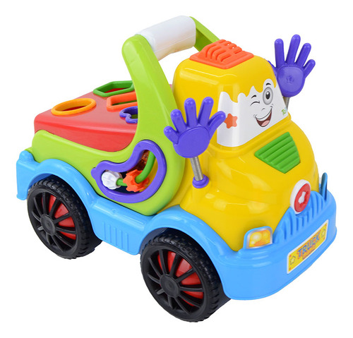 Brinquedo Educativo Carrinho Truck Mania Ta Te Ti - 873 Cor Amarelo