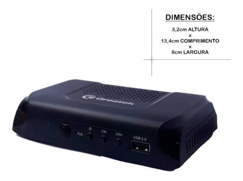 Imagem 7 de 8 de Conversor Digital + Receptor De Parabólica Digital E Hd