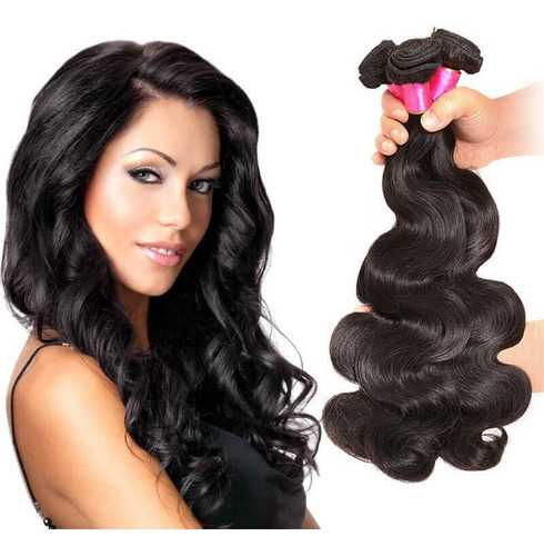 Extensión De Pelo Virgen Brasileño, 40 Cm, 1 Paquete, 50 G