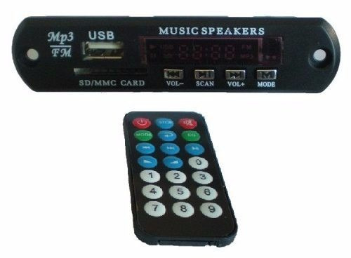 Placa Amplificador - Leitor De Usb - Fm -contole- Modulo Mp3