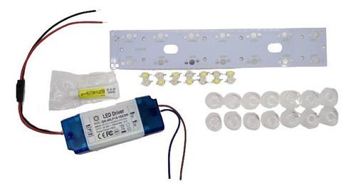 Kit Lampara Led Acuario Pecera Cultivo Terrario Reflecto 42w