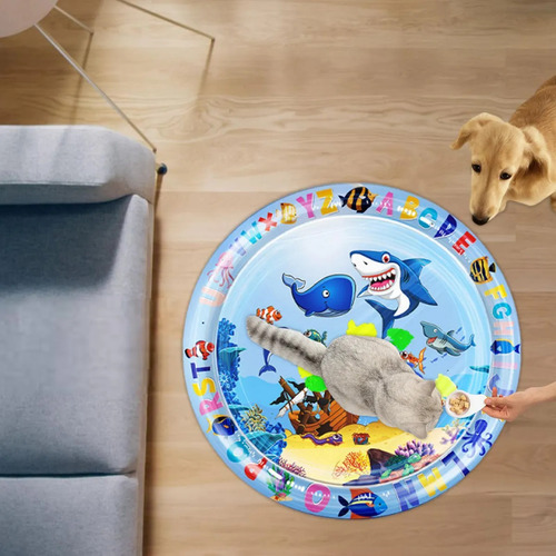 Estera De Agua De Gato Alfombra Sensorial De Agua Para Gato