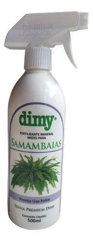 Fertilizante Foliar Samambaia Pronto Para Uso 500ml Dimy