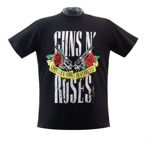 Franela Rock Guns And Roses Banda Unisex Algodón