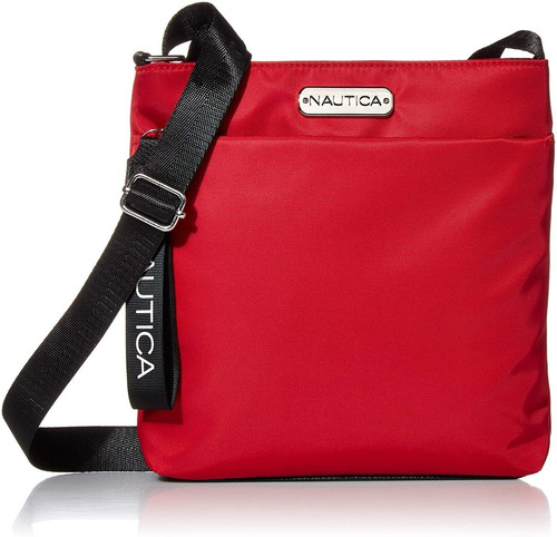 Bolso Bandolera Nautica, Dama, Ligera Color Rojo