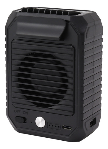 Ventilador De Cintura Portátil Con Batería Usb De 10000 Mah
