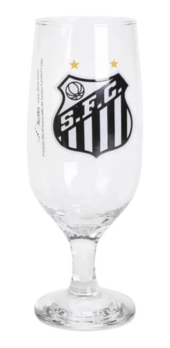 Taça Do Santos 300ml Ofical De Vidro