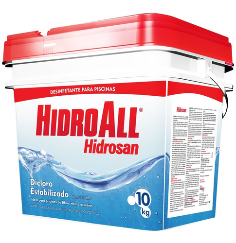 Cloro Granulado Para Piscinas Hidrosan Plus 10 Kg