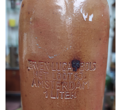 Antigua Botella De Ginebra Bols Ref. 280 (Usado)