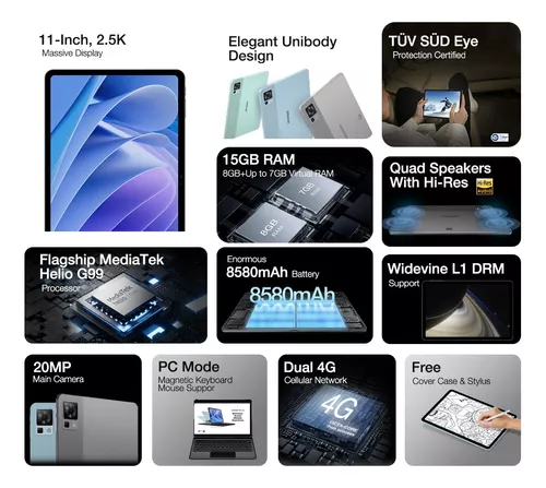 Doogee T30 Pro - 256GB de capacidad - Pantalla 2.5K - Azul