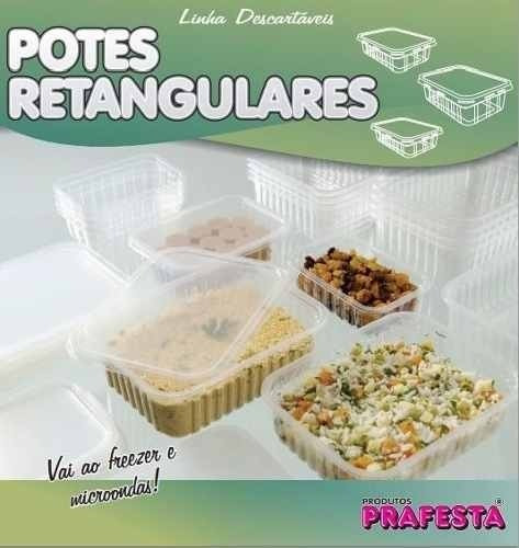 Imagem 2 de 3 de Pote Descartável 250 M L Freezer E Microondas 96 Unidades