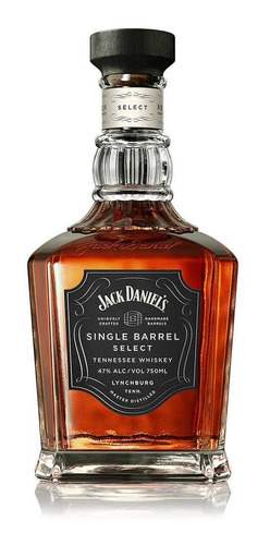 Imagen 1 de 5 de Whisky Jack Daniels Single Barrel Select 47° 750cc