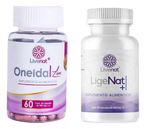 Kit Femn Oneida + Ligenat Control Peso Hormonal Menopausia