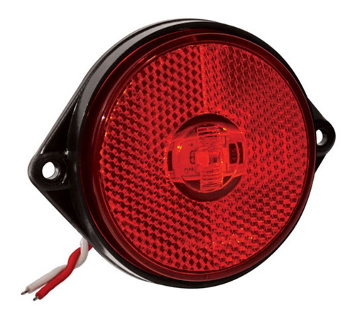 Faro Lateral . Redondo Led Rojo 12v/24v