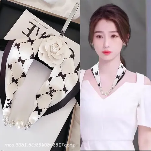 Silk Scarf Lightweight Summer Accessory Neck Protection