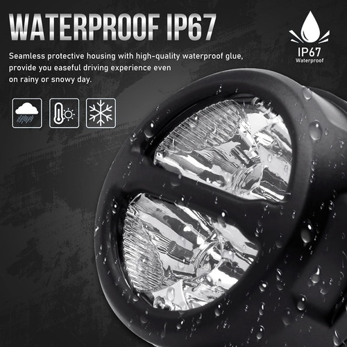 Luces De Conducción Led De 40w, 3 Pulgadas 4800lm De Lámpara