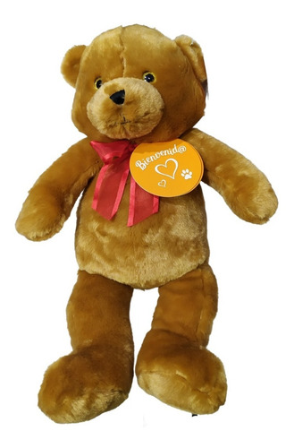 Imagen 3 de 5 de Oso Peluche Con Moño Grande 55 Cm De Largo Zoo Bags La Plata