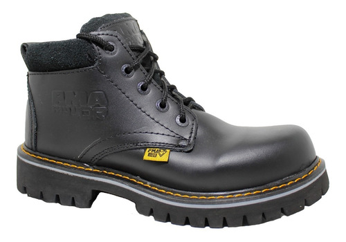 Botas Trabajo Hombre Piel Cafe Cosidas Pma Cd