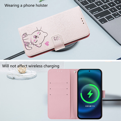 Funda De Piel Con Ranura Tipo Cartera Para Samsung Galaxy S
