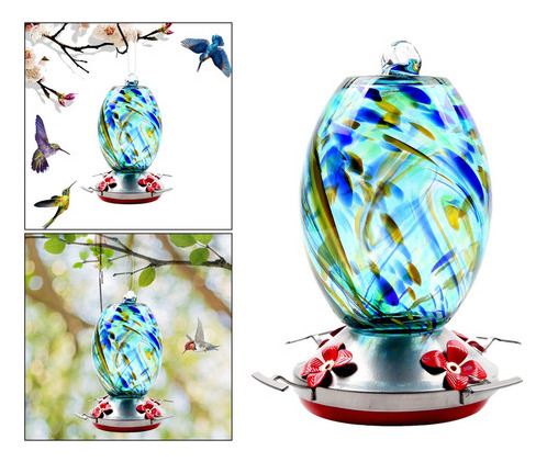 Comedero Para Colibríes Para Jardín Al Aire Libre, C