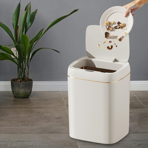 Cubo De Basura Automático, Cubo De Basura Con Sensor, 13l