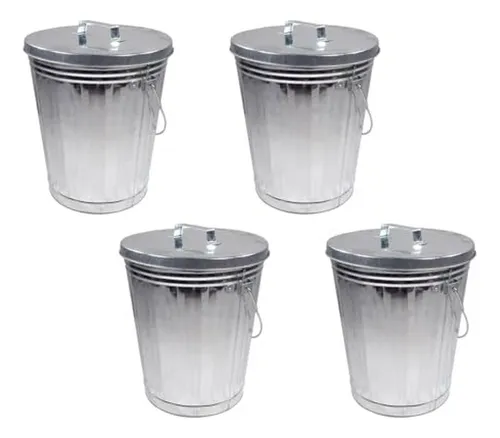Cubo basura galvanizado sale