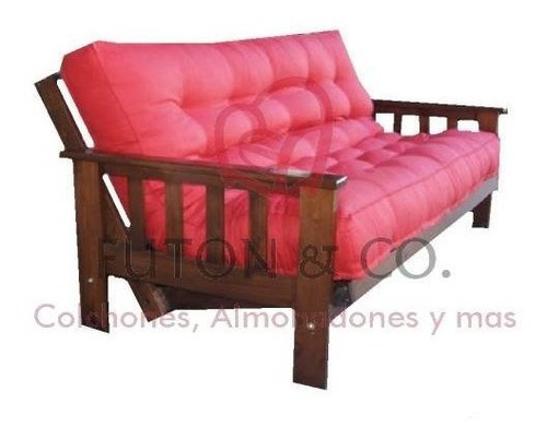 Colchon Para Futon 3 Cps. Eco Resortes - Envios Todo El Pais