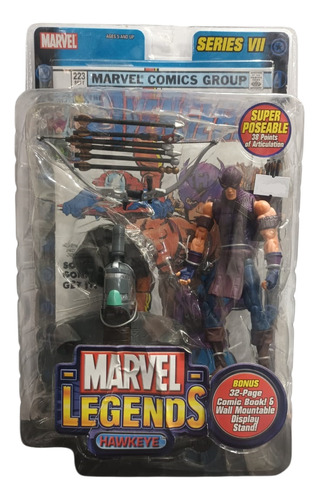 Hawkeye Con Comic Serie 7 Marvel Legends Toy Biz