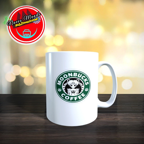 Taza Blanca Sailor Moon, Diseño Starbucks