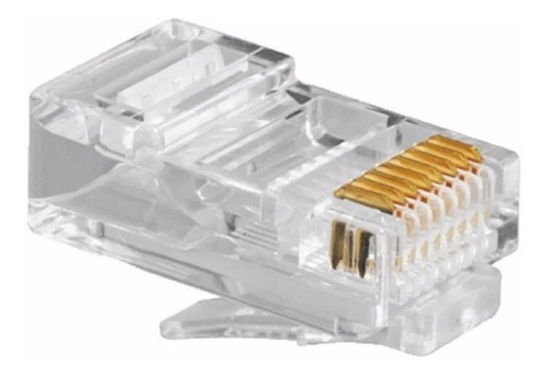 Paquete 10 Piezas Plug Conector Rj45 Cable Red Utp