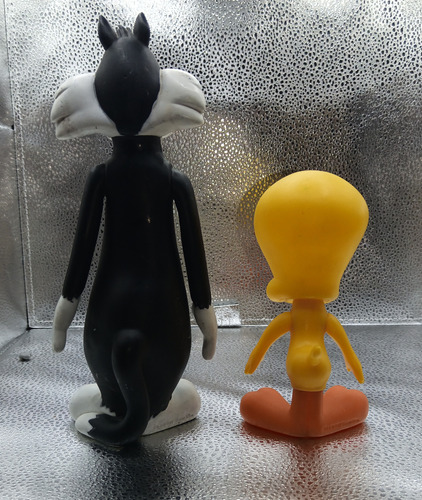 Figura De Silvestre Y Piolin Warner Bros 14cm (Usado)