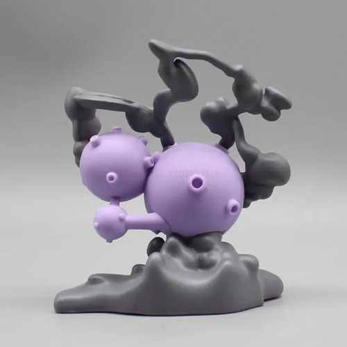 Figuras De Juguete Pokémon Kawaii Koffing Evolve Weezing De