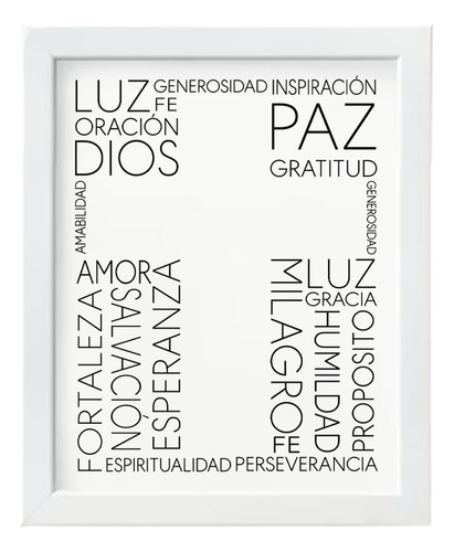 Cuadro De Dios, Fe Y Amor