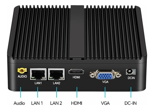 Pc Industrial Mini Porta Serial Pentium 4g Ram 64g Ssd Wifi