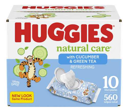 Toallitas Refrescantes Natural Care De Huggies Para Beb, Per