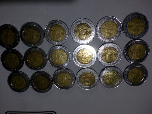 Coleccion $5, Revolucion - Independencia, Completa, 37 Pzas (Usado)