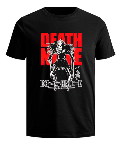 Playera Death Note Ryuk Anime Manga Hombre Camiseta Light 02