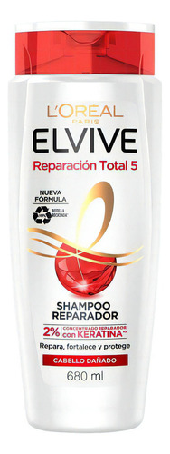  Shampoo L’Oréal Paris Elvive Reparación Total 5 Cabello Dañado 680ml