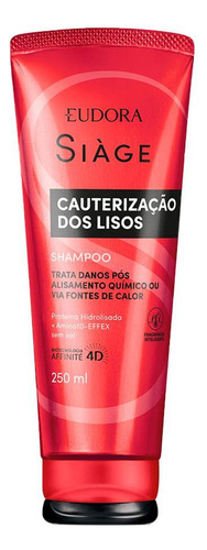 Kit Eudora Siàge Cauterização Dos Lisos Shampoo Condic Leave