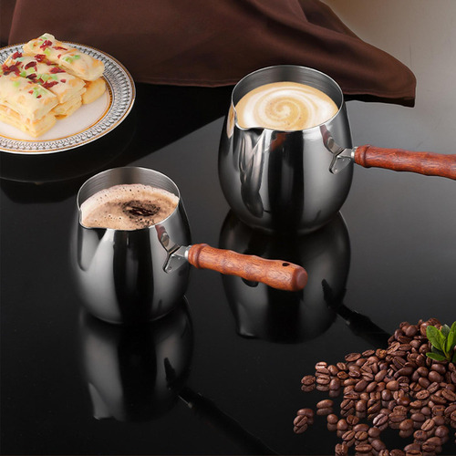 W Cafetera Turca, Olla Calentadora De De Leche Para Té 600ml