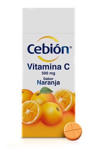 Cebion 0.5 Gr Naranja - Tab a $580