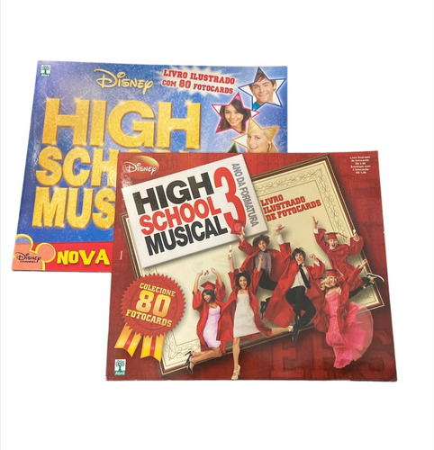 Kit 2álbuns Fotocards High School Musical 2+3 Compl. P/ Cola