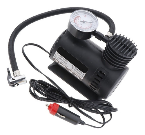 Imagen 5 de 6 de Compresor De Aire 12v Para Auto Inflador Bicicleta Balón