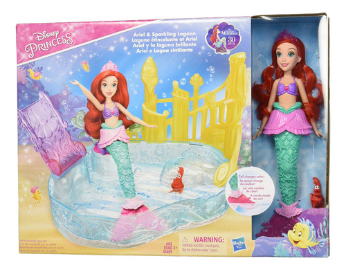 Disney Princess Ariel La Sirenita Y Laguna Brillante